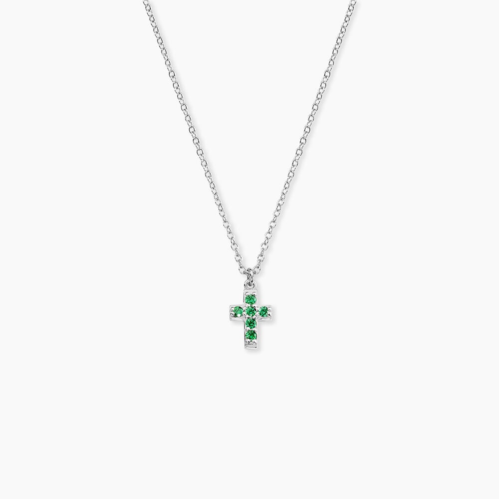 Collier Georgie Argent Blanc Oxyde De Zirconium - Colliers avec pierres Femme | Marc Orian