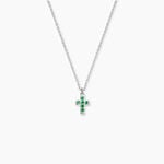 Collier Georgie Argent Blanc Oxyde De Zirconium - Colliers avec pierres Femme | Marc Orian