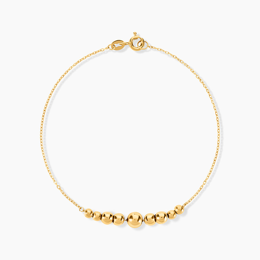 Bracelet Brooks Or Jaune - Bracelets cha&icirc;nes Femme | Marc Orian