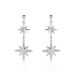 Boucles D'oreilles Puces Malhaut Argent Blanc - Pendantes Femme | Marc Orian
