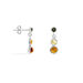 Boucles D'oreilles Argent Blanc Rosalie Ambres - Pendantes Femme | Marc Orian