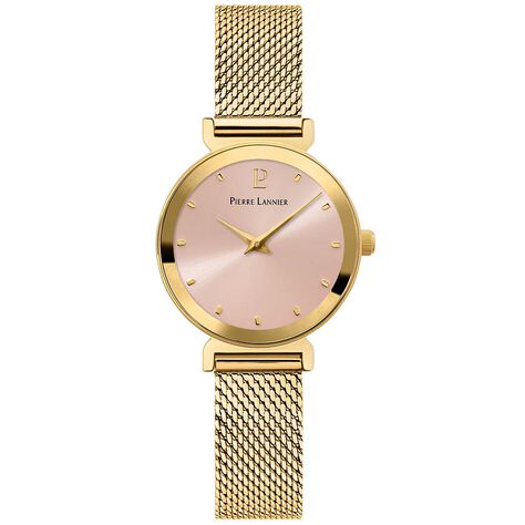 Montre Pierre Lannier Ligne Pure Rose - Montres classiques Femme | Marc Orian