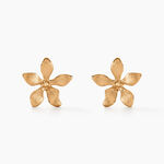 Boucles D'oreilles Puces Zinnia Plaqu&eacute; Or Jaune - Puces Femme | Marc Orian