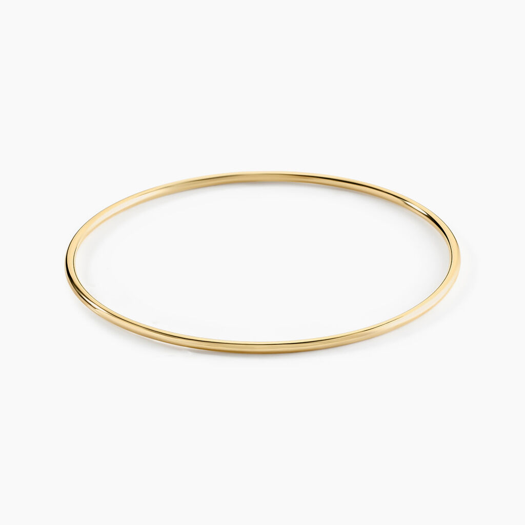 Bracelet Jonc Xylina Fil Rond Lisse Or Jaune - Bracelets joncs Femme | Marc Orian