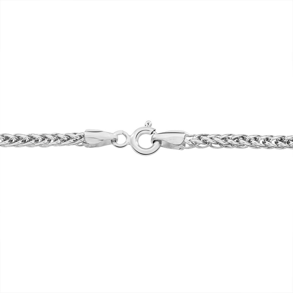 Collier Jany Danilo Maille Palmier Or Blanc - Chaines Femme | Marc Orian