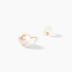 Boucles D'oreilles Puces Suki Or Jaune Perle De Culture - Boucles d'oreilles mariage Femme | Marc Orian