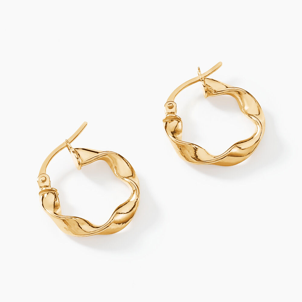 Créoles Lexus Or Jaune - Créoles Femme | Marc Orian