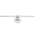 Bracelet Argent Blanc Ilie - Bracelets Medailles Femme | Marc Orian