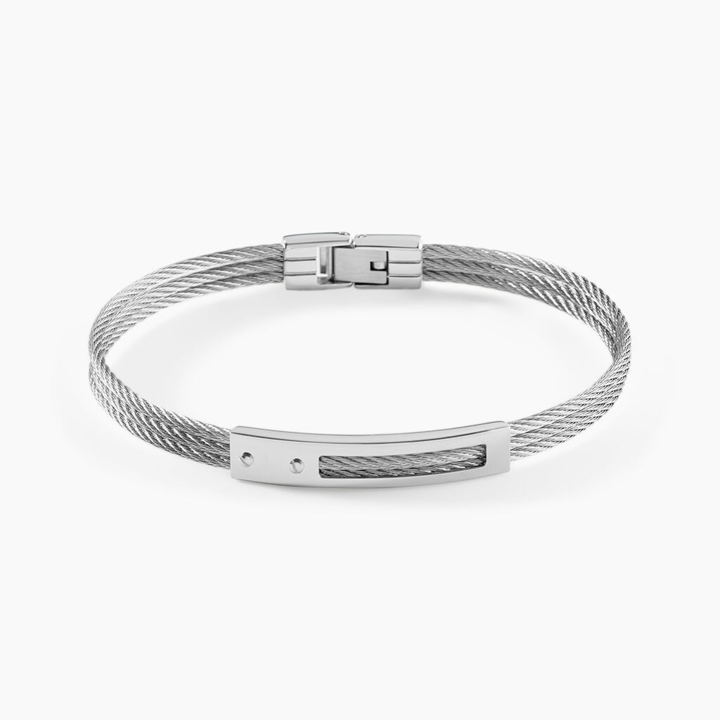 Bracelet Selvi Acier Bicolore - Bracelets cha&icirc;nes Homme | Marc Orian