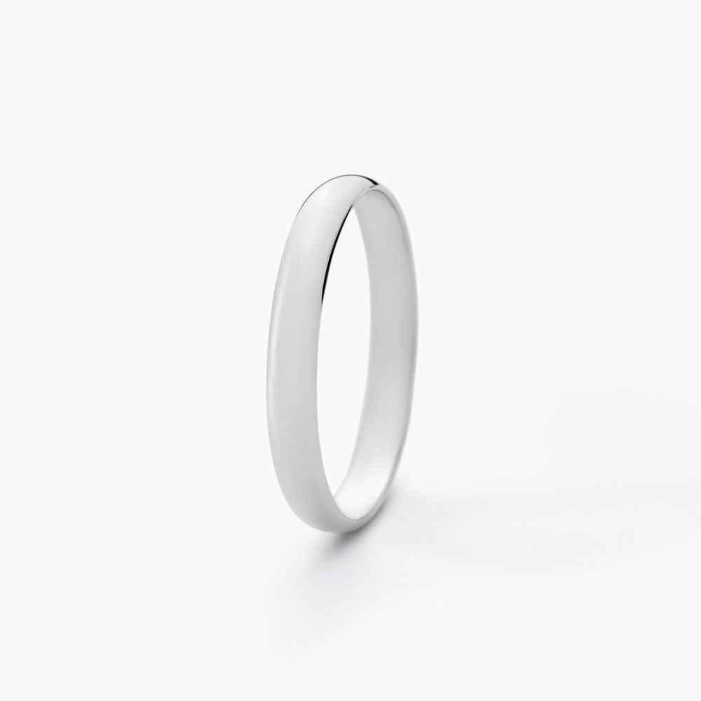 Alliance Meredithe Or Blanc - Alliances duo Unisex | Marc Orian