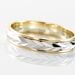 Alliance Epi Fantaisie Ruban Plat Or Bicolore - Alliances duo Unisex | Marc Orian