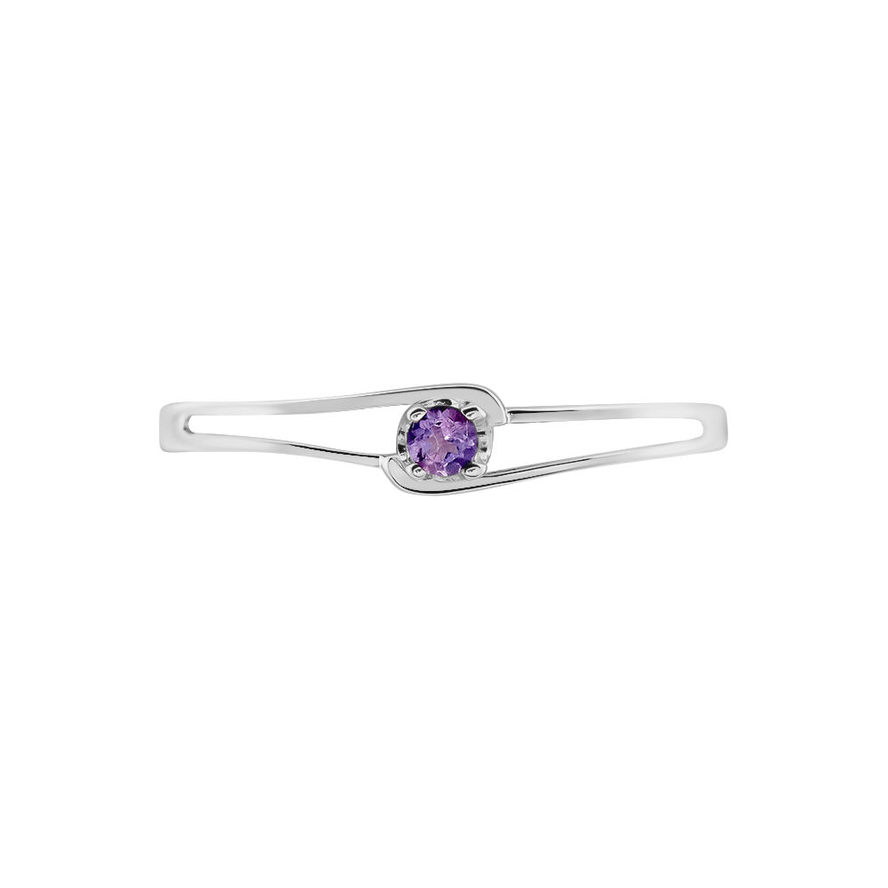 Bague Veroucha Or Blanc Amethyste - Bagues pierres fines Femme | Marc Orian
