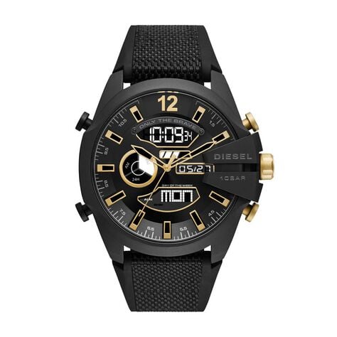 Montre Diesel Mega Chief Noir - Montres &eacute;tanches Homme | Marc Orian