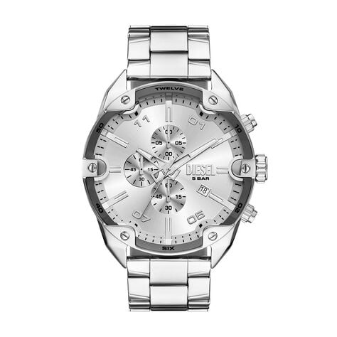 Montre Diesel Spiked Argent&eacute; - Montres &eacute;tanches Homme | Marc Orian