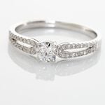 Bague Solitaire Katalina Or Blanc Diamant - Solitaires Femme | Marc Orian