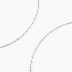 Cha&icirc;ne Igoa Maille For&ccedil;at Diamantee Or Blanc - Chaines Unisex | Marc Orian