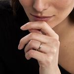 Alliance Cesarius Ruban Plat Or Bicolore - Alliances duo Unisex | Marc Orian