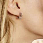 Boucles D'oreilles Pendantes Argent Blanc Oxyde De Zirconium - Pendantes Femme | Marc Orian