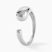 Bague Curve Argent Blanc - Bagues Femme | Marc Orian