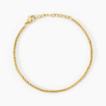Bracelet Harlow Acier Jaune - Bracelets cha&icirc;nes Femme | Marc Orian