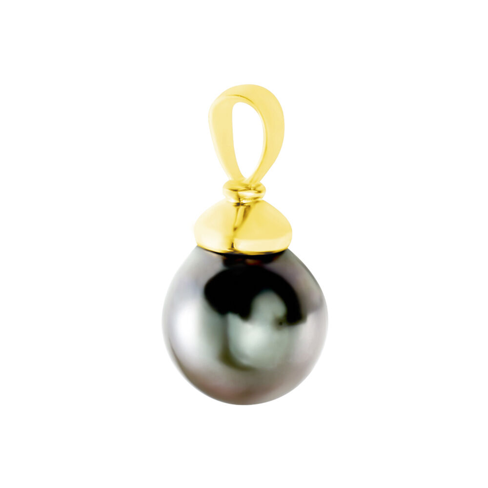 Pendentif Cerclee Or Jaune Perle De Culture De Tahiti - Pendentifs Femme | Marc Orian