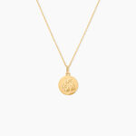 Medaille Or Jaune Saint Antoine De Padoue - Bijoux personnalis&eacute;s Famille | Marc Orian