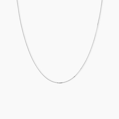 Cha&icirc;ne Igor Maille Venitienne Or Blanc - Chaines Femme | Marc Orian