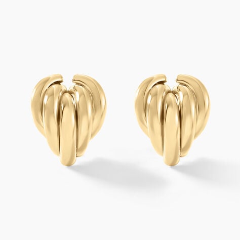 Boucles D'oreilles Or Jaune Verbena - Puces Femme | Marc Orian