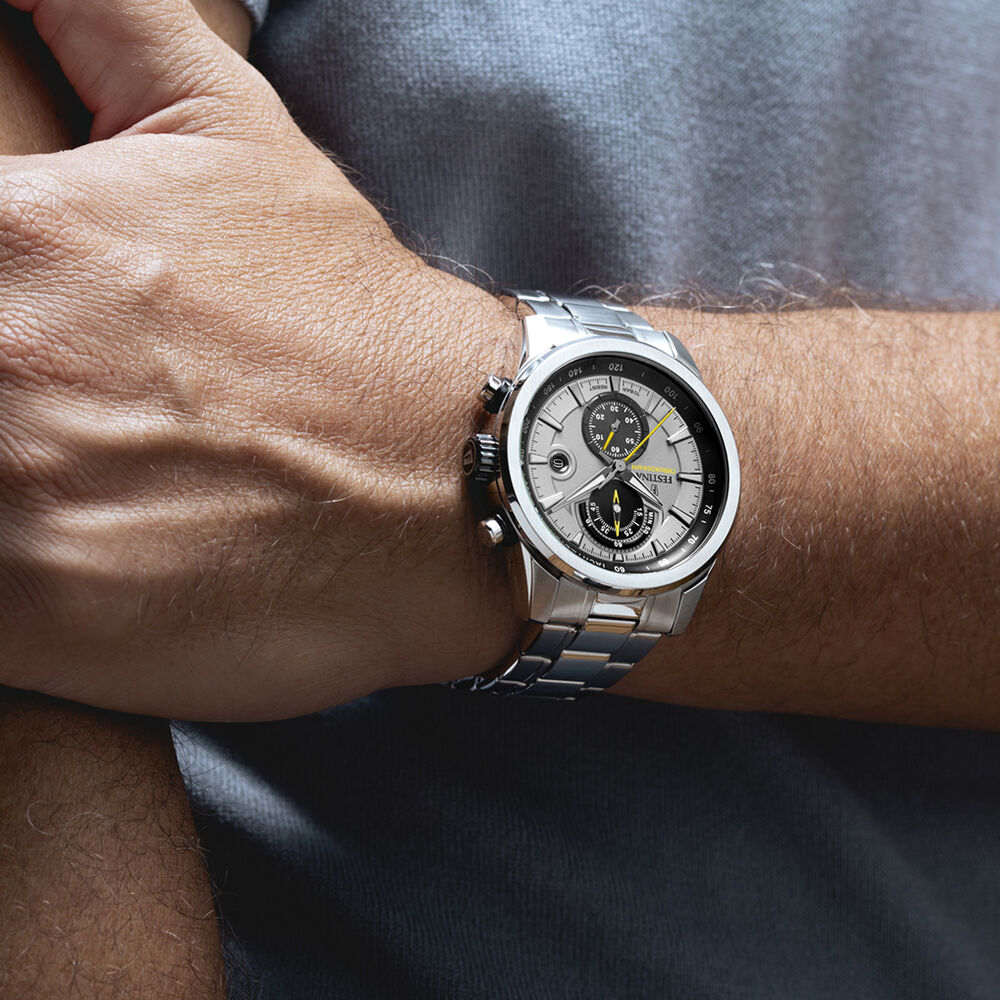 Montre Festina Timeless Chronograph Argenté - Fête des pères Homme | Marc Orian