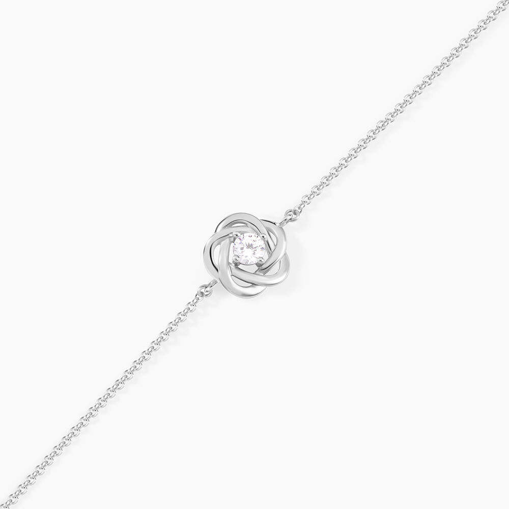 Bracelet Irmine Argent Blanc Oxyde De Zirconium - Bracelets fantaisie Femme | Marc Orian