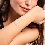 Bracelet Constantin Argent Rose Oxyde De Zirconium - Bracelets fantaisie Femme | Marc Orian