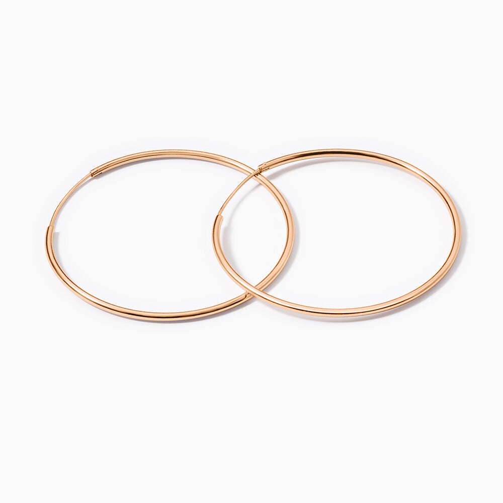 Cr&eacute;oles Argent Rose Olympia - Cr&eacute;oles Femme | Marc Orian