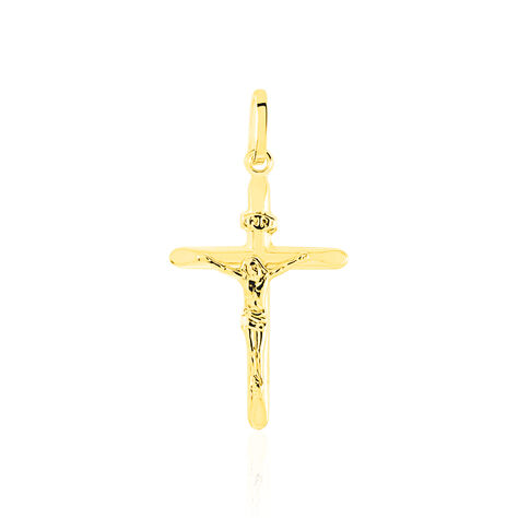 Pendentif Damian Croix Or Jaune - Pendentifs Famille | Marc Orian