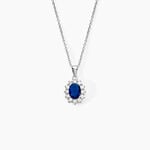 Collier Perez 2 Argent Blanc Oxyde De Zirconium - Colliers solitaires Femme | Marc Orian