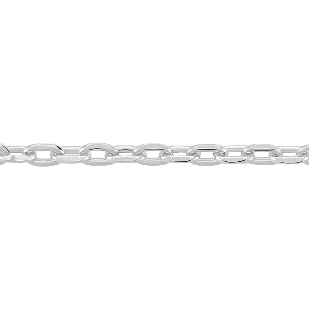 Chaîne Claudine Maille Forçat Argent Blanc - Colliers ras du cou Femme | Marc Orian