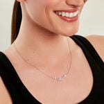 Collier Wanda Argent Blanc Oxyde De Zirconium - Colliers avec pierres Femme | Marc Orian