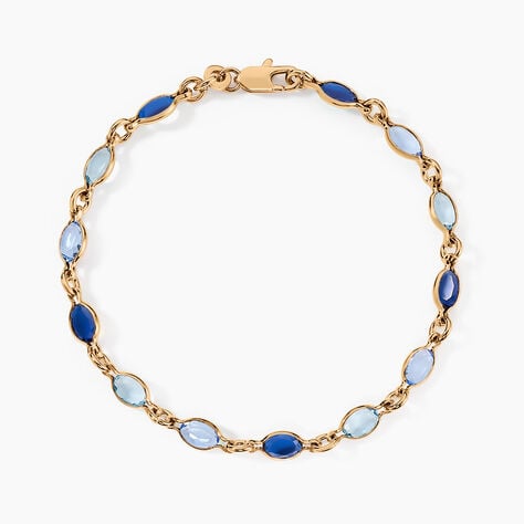 Bracelet Ilvaae Plaqu&eacute; Or Jaune Pierre De Synthese - Bracelets fantaisie Femme | Marc Orian