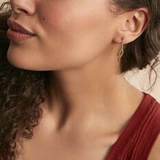 Boucles D'oreilles Pendantes Merone Vagues Or Jaune - Boucles d'oreilles Pendantes Femme | Marc Orian