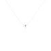 Collier Nylon Argent Blanc Oxyde - Colliers avec pierres Femme | Marc Orian