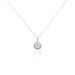 Collier Transmission Or Blanc Diamant - Colliers avec pierres Femme | Marc Orian