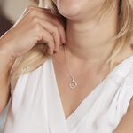 Collier Desirat Argent Blanc Oxyde De Zirconium - Colliers avec pierres Femme | Marc Orian