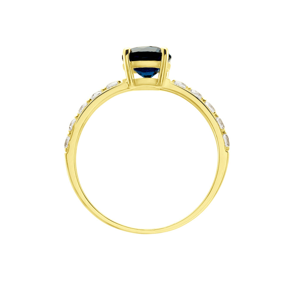 Bague Or Jaune Monroe Topaze Oxydes De Zirconium - Bagues pierres fines Femme | Marc Orian