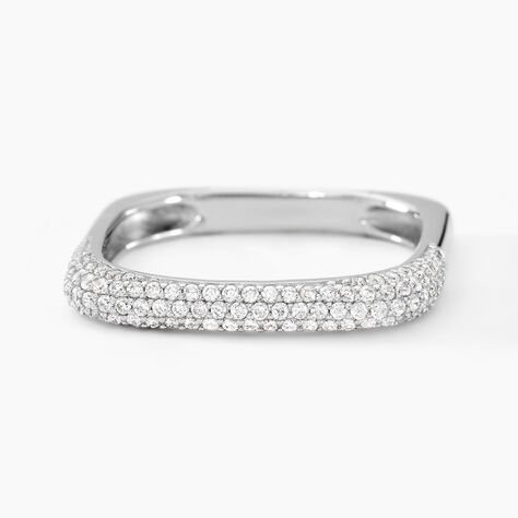 Bague Sattya Argent Blanc Oxyde De Zirconium - Bagues avec pierre Femme | Marc Orian