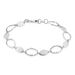 Bracelet Paulita Argent Blanc - Bracelets Medailles Femme | Marc Orian