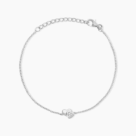Bracelet Argent Dounyo Oxydes De Zirconium - Bracelets chaînes Femme | Marc Orian