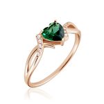 Bague Argent Rose Avalon Oxyde De Zirconium - Bijoux fantaisie Femme | Marc Orian