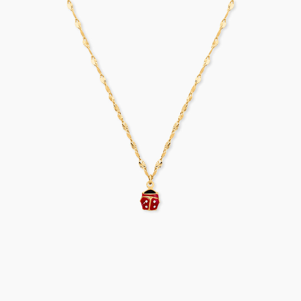 Collier Deena Argent Dor&eacute; A L'Or 750/1000 - Colliers ete Enfant | Marc Orian