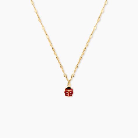 Collier Deena Argent Dor&eacute; A L'Or 750/1000 - Colliers ete Enfant | Marc Orian
