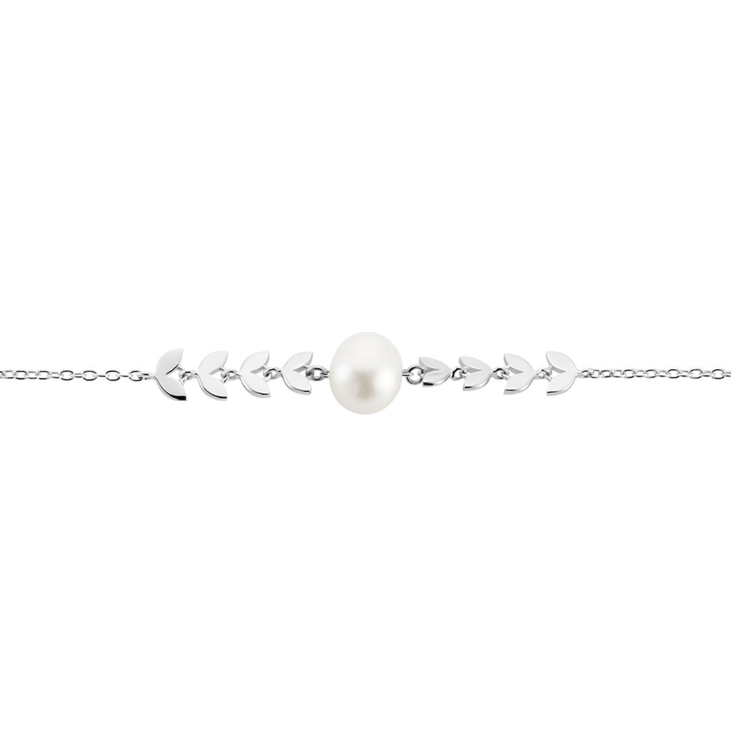 Bracelet Giacobbe Argent Blanc Perle De Culture - Sélection Bohème Femme | Marc Orian