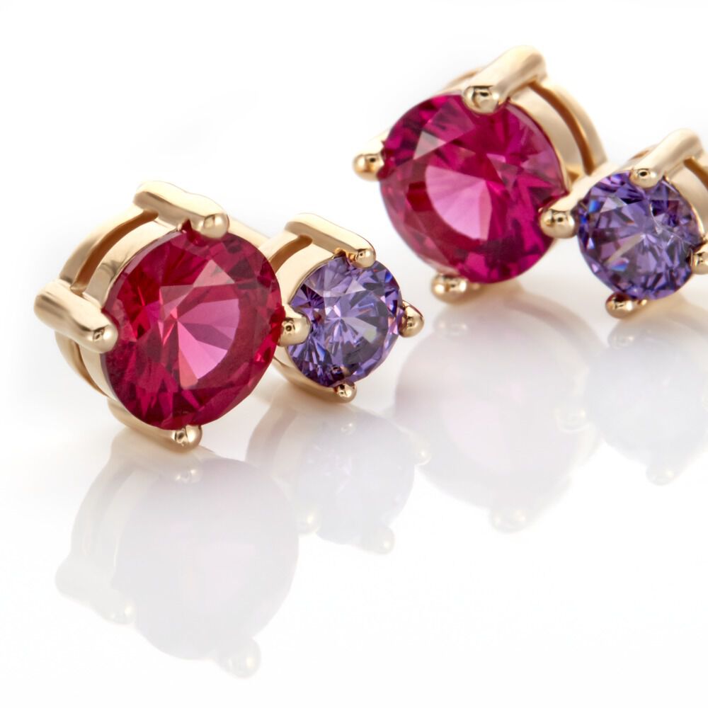 Boucles D'oreilles Pendantes Plaqué Or Janviere Pierres Artificielles - Pendantes Femme | Marc Orian
